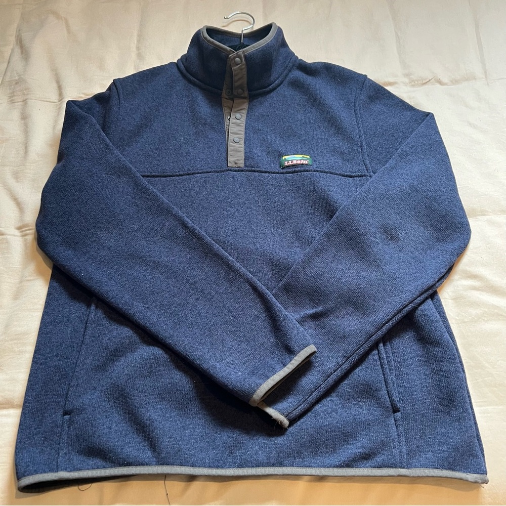 LL Bean Sweater Fleece Pullover